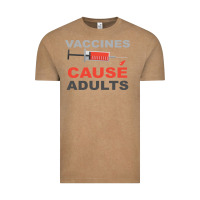 Vintage Coffee Vaccines Cause Adults Vintage Tee - Bettercallsaul