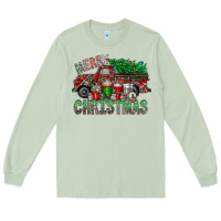 Matcha merry christmas  truck Long Sleeve Tee - CowhideDigitalArt