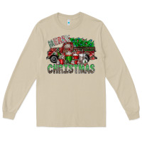 Mushroom merry christmas  truck Long Sleeve Tee - CowhideDigitalArt