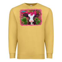 Antique Gold valentines day baby calf Premium Sweatshirt - Jasminsmagicworld