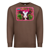 Chestnut valentines day baby calf Premium Sweatshirt - Jasminsmagicworld