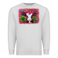 Dove Grey valentines day baby calf Premium Sweatshirt - Jasminsmagicworld