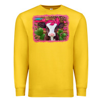 Lemon valentines day baby calf Premium Sweatshirt - Jasminsmagicworld