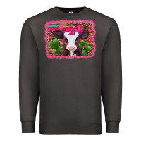 Smoke valentines day baby calf Premium Sweatshirt - Jasminsmagicworld