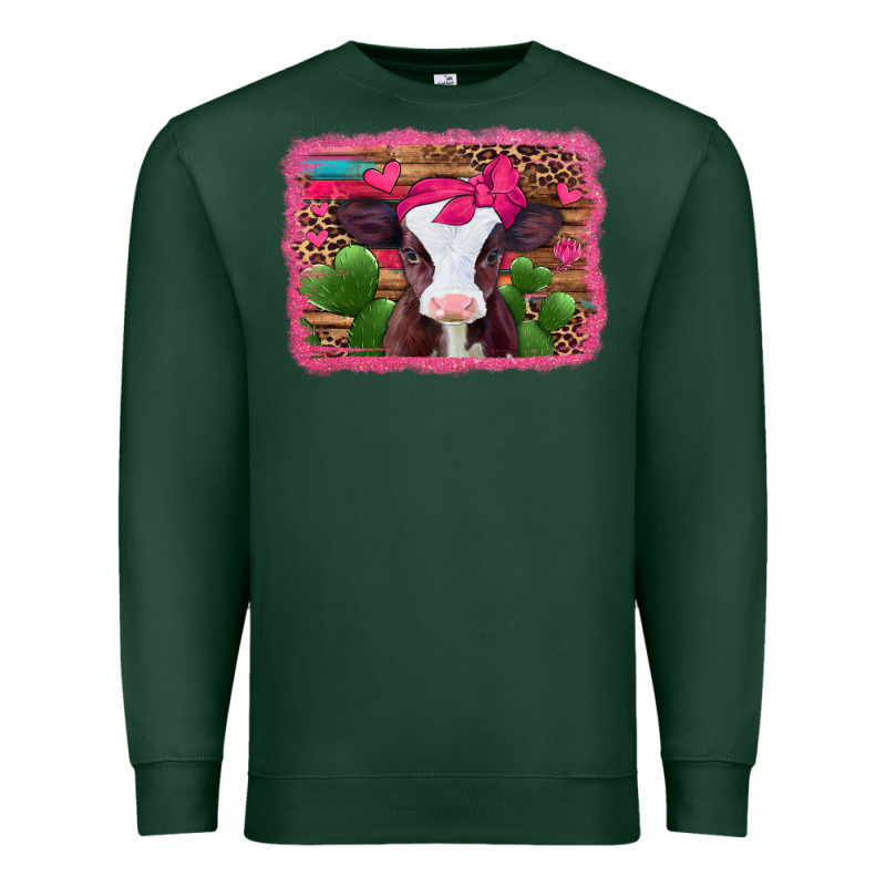 Valentines Day Baby Calf Premium Sweatshirt by Jasminsmagicworld | Teevron