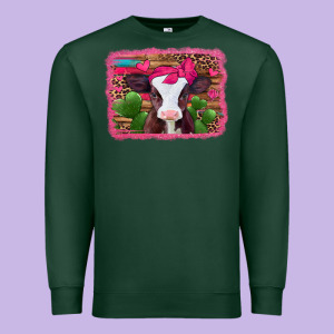 Valentines Day Baby Calf Premium Sweatshirt Designed By Jasminsmagicworld