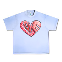 Grape Ice heart shaped love valentine's day Urban Heavy Tee - LillyAllenDesigns