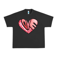 Heart Shaped Love Valentine's Day Urban Heavy Tee | Teevron