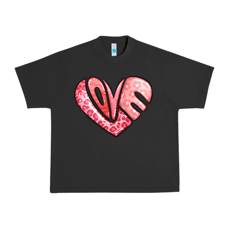 Heart Shaped Love Valentine's Day Urban Heavy Tee by LillyAllenDesigns | Teevron