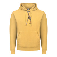 Vintage Mustard baby giraffe Vintage Hoodie - LillyAllenDesigns