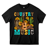 Black country music western olivia Heavy Core Tee - OliviaCreatesArt