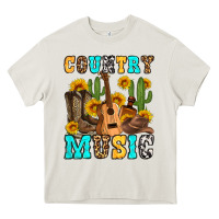 Cream country music western olivia Heavy Core Tee - OliviaCreatesArt