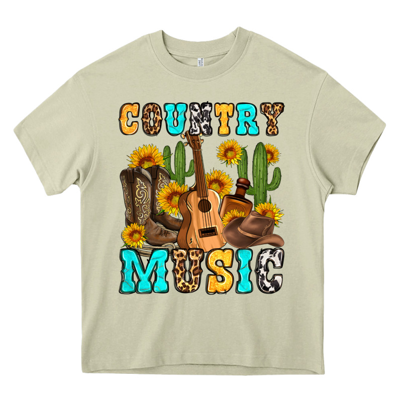 Country Music Western Olivia Heavy Core Tee by OliviaCreatesArt | Teevron