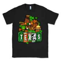 Black St. Patrick's Texas map Classic Tee - OliviaCreatesArt