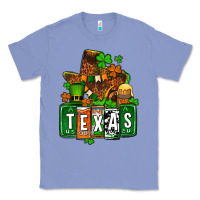 Colony Blue St. Patrick's Texas map Classic Tee - OliviaCreatesArt