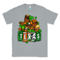 Heather Grey St. Patrick's Texas map Classic Tee - OliviaCreatesArt