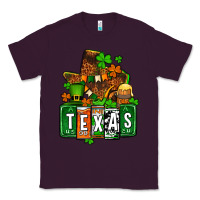 Plum St. Patrick's Texas map Classic Tee - OliviaCreatesArt