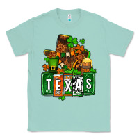 Seafoam St. Patrick's Texas map Classic Tee - OliviaCreatesArt