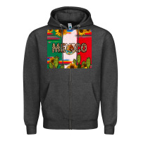 Charcoal Heather Mexico Zipper Hoodie - RanaPortraitStore