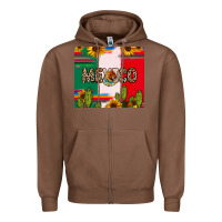 Chestnut Mexico Zipper Hoodie - RanaPortraitStore