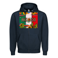 Navy Mexico Zipper Hoodie - RanaPortraitStore