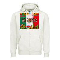 Oatmeal Heather Mexico Zipper Hoodie - RanaPortraitStore