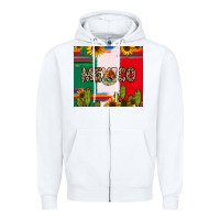 White Mexico Zipper Hoodie - RanaPortraitStore
