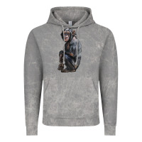 Cloud Rock Chimpanzee Illustrations Vintage Hoodie - LillyAllenDesigns