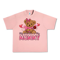 Salmon my valentine is my mummy Urban Heavy Tee - LillyAllenDesigns