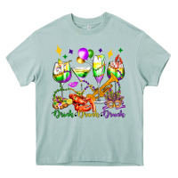 Arona drink drank drunk mardi gras wine glasses olivia Heavy Core Tee - OliviaCreatesArt