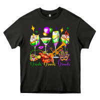 Asphalt drink drank drunk mardi gras wine glasses olivia Heavy Core Tee - OliviaCreatesArt