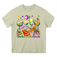 Mossy drink drank drunk mardi gras wine glasses olivia Heavy Core Tee - OliviaCreatesArt