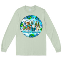 Matcha merry christmas Long Sleeve Tee - CowhideDigitalArt