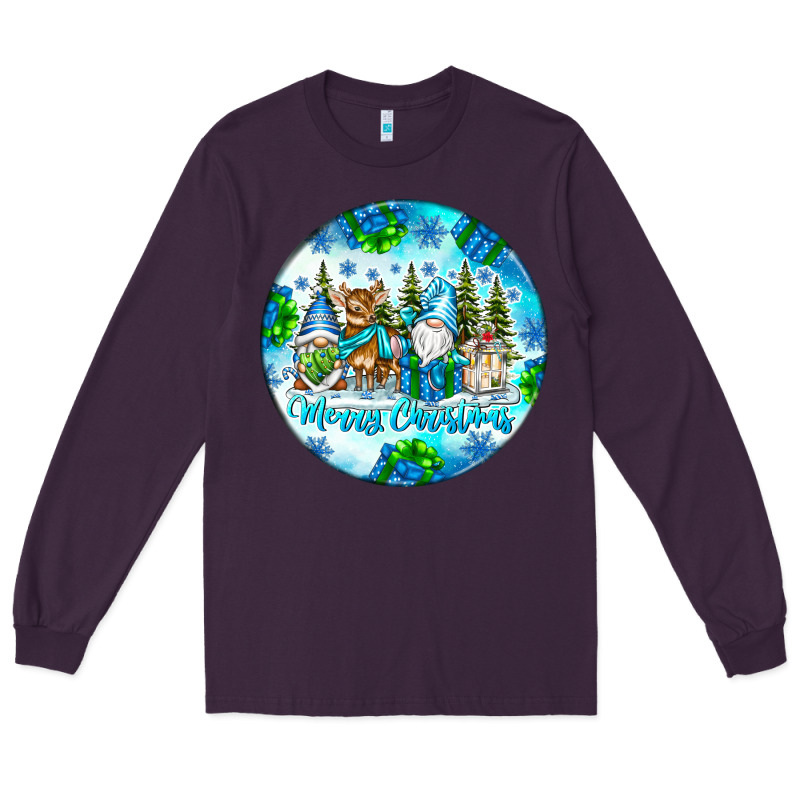 Merry Christmas Long Sleeve Tee by CowhideDigitalArt | Teevron