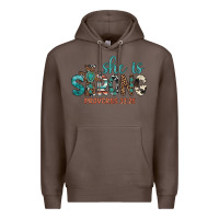 Coffee she is strong Premium Hoodie - Artiststas