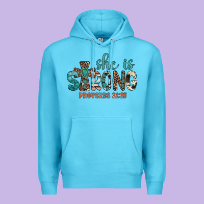 She Is Strong Premium Hoodie Designed By Artiststas