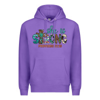 Purple she is strong Premium Hoodie - Artiststas