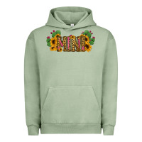 Pigment Oil Green Cactus Leopard Sunflower Mama and Mini Set Urban Hoodie - Jasminsmagicworld