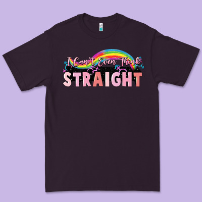 I Cant Ever Think Straight Premium Tee Designed By Fadigitalartstudio