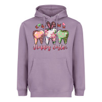 Lavender Happy Easter Dental Heavyweight Hoodie - RanaPortraitStore