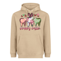 Mushroom Happy Easter Dental Heavyweight Hoodie - RanaPortraitStore