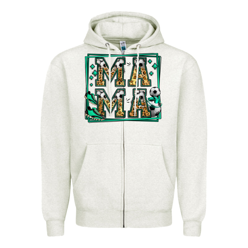 Soccer Mama Zipper Hoodie by Jasminsmagicworld | Teevron