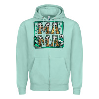 Seafoam soccer mama Zipper Hoodie - Jasminsmagicworld