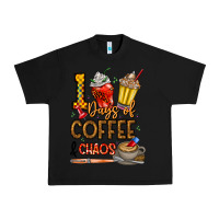 Black 100. Days Of Coffee  Chaos Urban Heavy Tee - CowhideDigitalArt