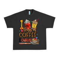Pigment Black 100. Days Of Coffee  Chaos Urban Heavy Tee - CowhideDigitalArt