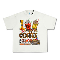 Pistachio 100. Days Of Coffee  Chaos Urban Heavy Tee - CowhideDigitalArt