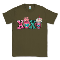 Army Green xoxo coffee cups Classic Tee - OliviaCreatesArt