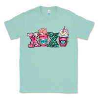 Seafoam xoxo coffee cups Classic Tee - OliviaCreatesArt