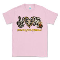 Bubblegum Pink Peace Love Missouri Classic Tee - Jasminsmagicworld