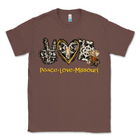 Chestnut Peace Love Missouri Classic Tee - Jasminsmagicworld
